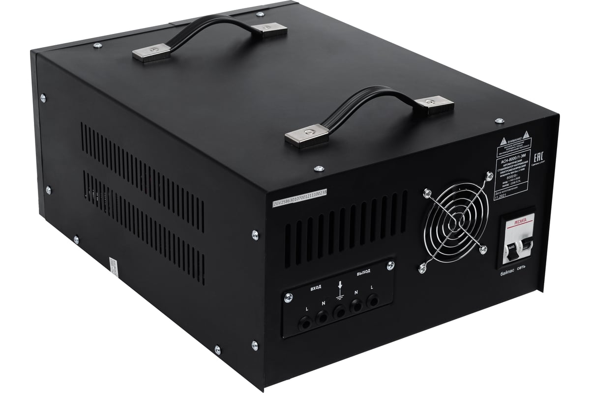 Стабилизатор напряжения Ресанта АСН 8000/1-ЭМ 63/1/7 - выгодная цена ...