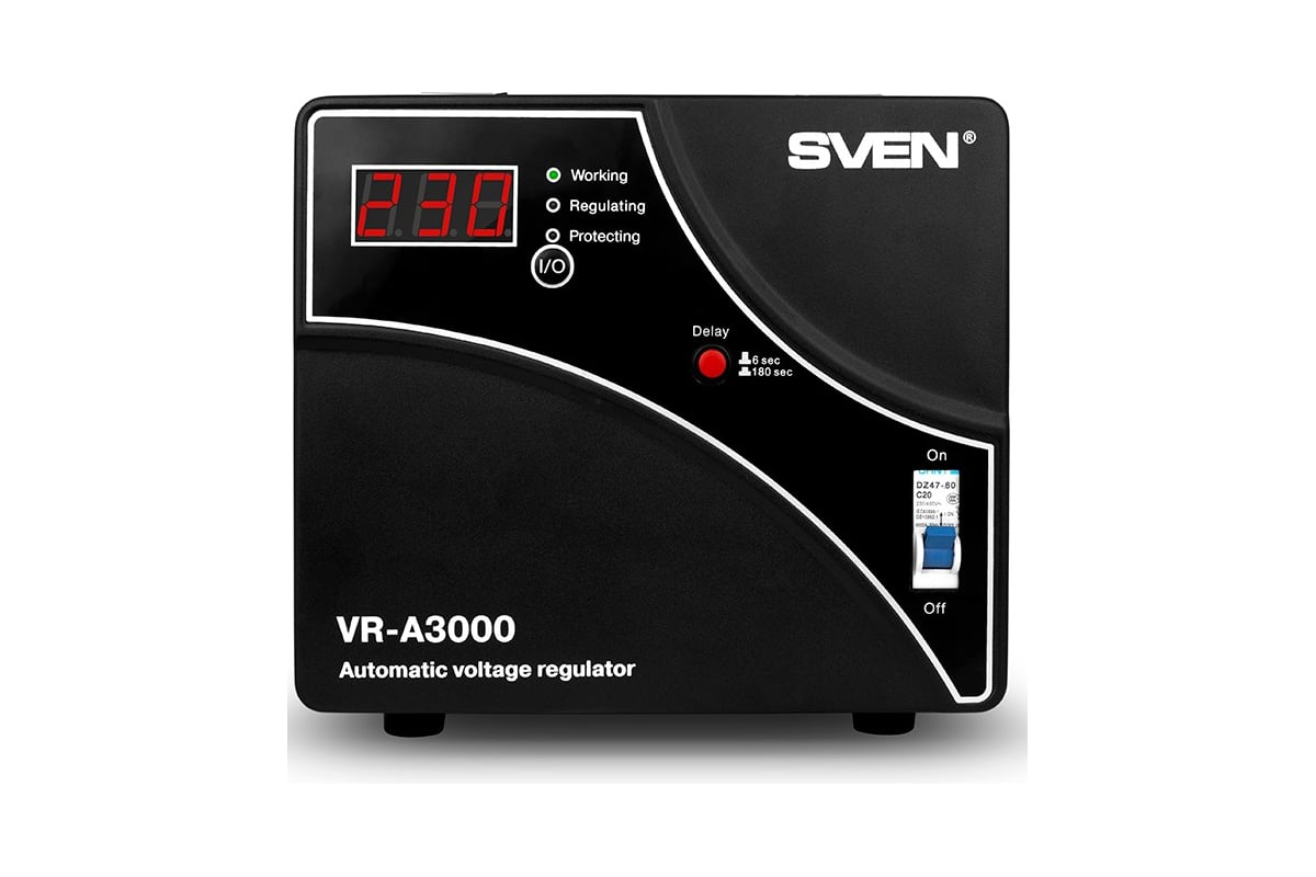 Стабилизатор напряжения SVEN VR-A 3000 SV-014940 - выгодная цена ...