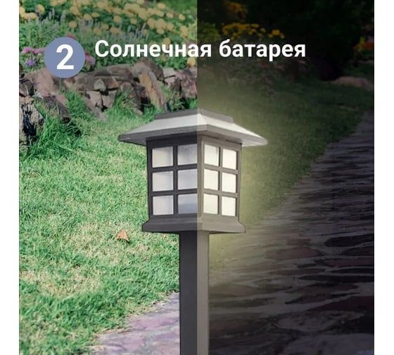 Светильник Homium LED Elementary, S03, садовый, 1шт gardenLamp03