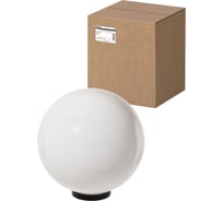 Светильник TDM ELECTRIC НТУ 03-100-404 шар d=400 мм IP54 (опал призма ПММА, основание плоское ПК 145, Е27) SQ0330-0638