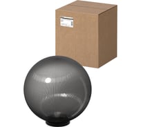 Светильник TDM ELECTRIC НТУ 03-100-406 шар d=400 мм IP54 (дымчатый, призма ПММА, основание плоское ПК 145, Е27) SQ0330-0646