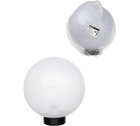 Уличный светильник НТУ 03- 60-254 шар d=250 мм IP54 (опал призма ПММА, основание плоское ПК, Е27) TDM ELECTRIC SQ0330-0636