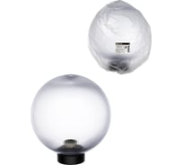 Уличный светильник НТУ 03- 60-255 шар d=250 мм IP54 (прозрачный призма ПММА, основание плоское ПК, Е27) TDM ELECTRIC SQ0330-0640