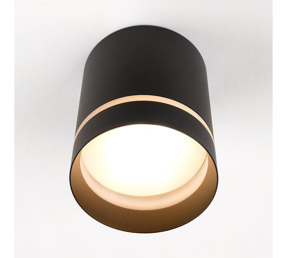 Накладной светильник General Lighting Systems металлический спот GX53, 82х100мм, башня с боковым рассеивателем, черный, IP20 GWL-GX53-M-IP20 661350
