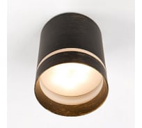 Накладной светильник General Lighting Systems металлический спот GX53, 82х100мм, башня с боковым рассеивателем, черненое золото GWL-GX53-M-IP20 661349
