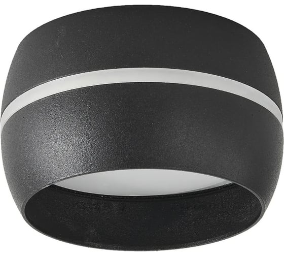 Накладной светильник General Lighting Systems металлический спот GX53, 90х50мм, чаша с боковым рассеивателем, черный, IP20 GWL-GX53-M-IP20 661342