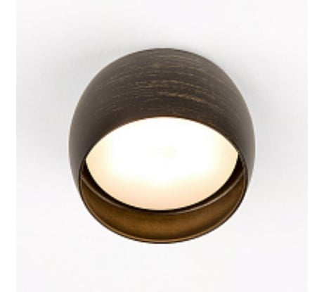 Накладной светильник General Lighting Systems металлический спот GX53, 90х50мм, чаша, черненое золото, IP20 GWL-GX53-M-IP20 661337