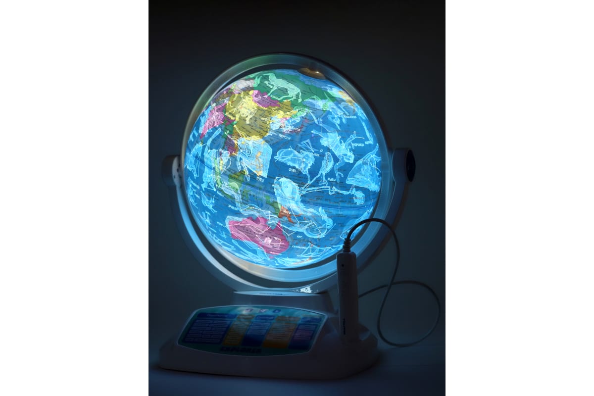 Интерактивный глобус с умной ручкой и звездным небом Praktica STG2388R -выгодная цена, отзывы, характеристики, фото - купить в Москве и РФ