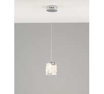 Подвесной светодиодный светильник Moderli lazio хром, прозрачный металл, хрусталь k9 V10430-PL