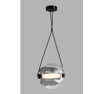 Подвесной светодиодный светильник Moderli ancona серый, черный металл, стекло V10457-1PL