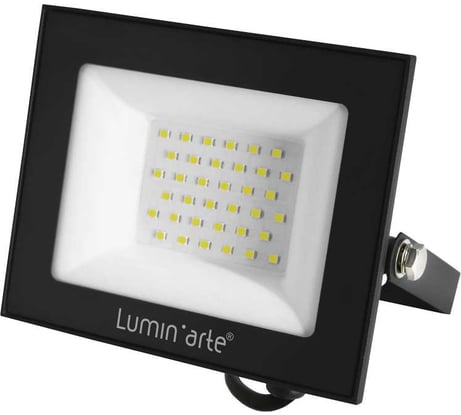 Светодиодный прожектор Lumin'arte 50Вт, 5700К Холодный свет, IP65, 4000Лм, черный LFL-50W/06