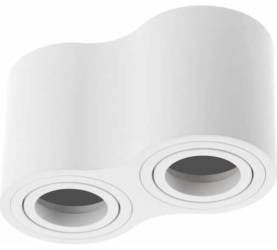 Потолочный светильник GTV aveiro duo, алюминий, 160x80x85мм, круглый, белый OS-AV80160OK2-10