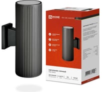 Уличный двусторонний светильник IN HOME НБУ LINE-2хA60-BL алюм под 2хA60 E27 черный IP65 4690612037851