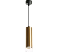 Потолочный светильник FERON ml1898 на подвесе mr16 35w 230v, золото, черный, 55x200, 48747