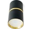 Потолочный светильник FERON ml186 barrel zen mr16 gu10 35w 230v, черный, золото 48639 1