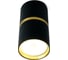 Потолочный светильник FERON ml186 barrel zen mr16 gu10 35w 230v, черный, золото 48639 8