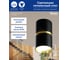 Потолочный светильник FERON ml186 barrel zen mr16 gu10 35w 230v, черный, золото 48639 2