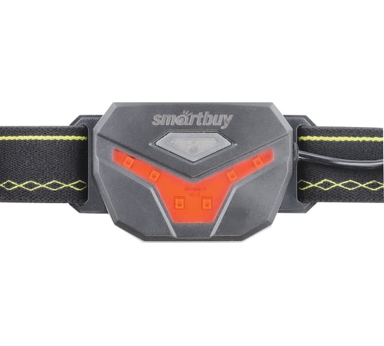 Аккумуляторный налобный фонарь Smartbuy 8 вт led + 5вт cob+stop light SBF-HL044