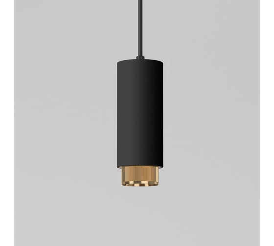Трековый светильник Elektrostandard nubis gu10 однофазный 85021/01 черный/золото a064794