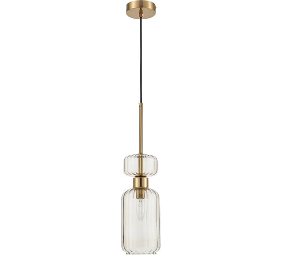 Подвесной светильник ESCADA 1141/1S E14х60W, Antigue copper/Beige 1141/1S Beige