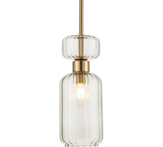 Подвесной светильник ESCADA 1141/1S E14х60W, Antigue copper/Beige 1141/1S Beige