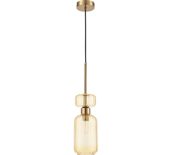 Подвесной светильник ESCADA 1141/1S E14х60W, Antigue copper/Amber 1141/1S Amber