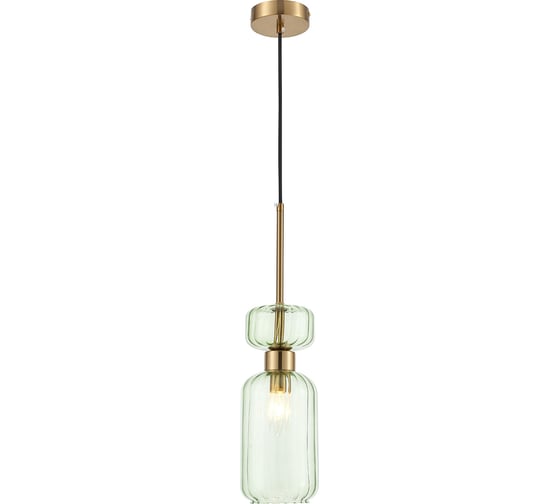 Подвесной светильник ESCADA 1141/1S E14х60W, Antigue copper/Green 1141/1S Green