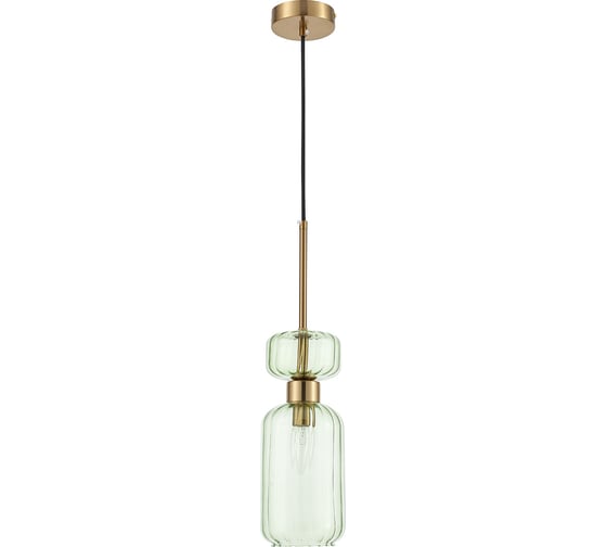 Подвесной светильник ESCADA 1141/1S E14х60W, Antigue copper/Green 1141/1S Green