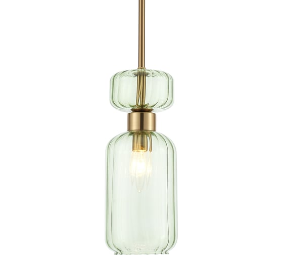 Подвесной светильник ESCADA 1141/1S E14х60W, Antigue copper/Green 1141/1S Green
