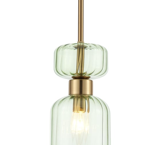 Подвесной светильник ESCADA 1141/1S E14х60W, Antigue copper/Green 1141/1S Green