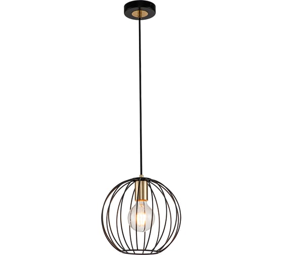 Подвесной светильник ESCADA E27х60W, Black/Brass 10176/1S