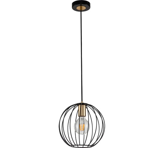 Подвесной светильник ESCADA E27х60W, Black/Brass 10176/1S