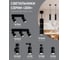 Потолочный светильник FERON ml1868 на подвесе mr16 35w 230v, белый, хром, 55x180, 48648 7