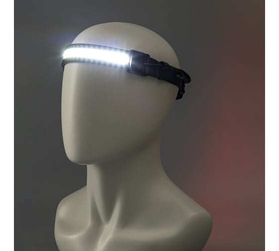 Налобный фонарь RITTER LED COB регулируемый ремень датчик дв 5 режима 7Вт 1200 мАч 300Лм IP44 56204 1