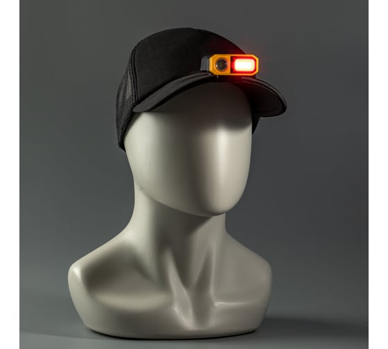 Налобный фонарь RITTER LED регулируемый ремень датчик дв 5 режима 5Вт+5Вт 1200 мАч 300Лм IP44 56210 2