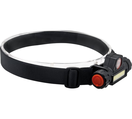 Налобный фонарь RITTER LED COB регулируемый ремень магнит 2 режима 5Вт+3Вт 1200 мАч 210Лм IP44 56206 5