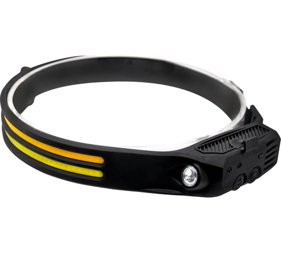 Налобный фонарь RITTER LED COB регулируемый ремень датчик дв 5 режима 7Вт+3Вт 1200 мАч 600Лм IP44 56205 8