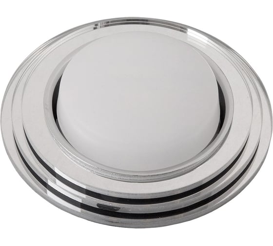 Встраиваемый светильник General Lighting Systems с подсветкой GX53, 125х43мм, круг, зеркальный, IP20 GCL-GX53-H38 661319