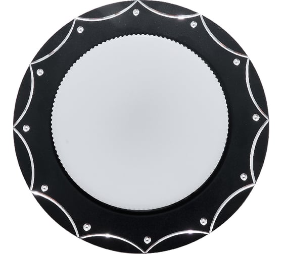 Встраиваемый светильник General Lighting Systems без подсветки GX53, 110х21мм, звезда, черный, IP20 GCL-GX53-H18 661314 1