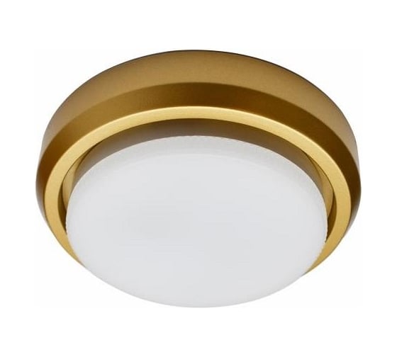 Накладной светильник General Lighting Systems пластиковый GX53, 95х16мм, золотой, IP20 GCL-GX53-H18-P-G 661236