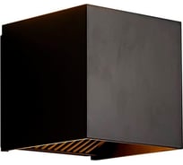 Настенный светодиодный светильник Балтийский светлячок черный куб ZJ-1001CH