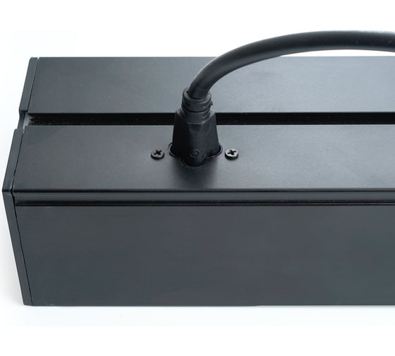 Светодиодный линейный светильник FERON al4035 ip40 36w 6500к, рассеиватель матовый в алюминиевом корпусе, черный 1180x70x55мм 48583