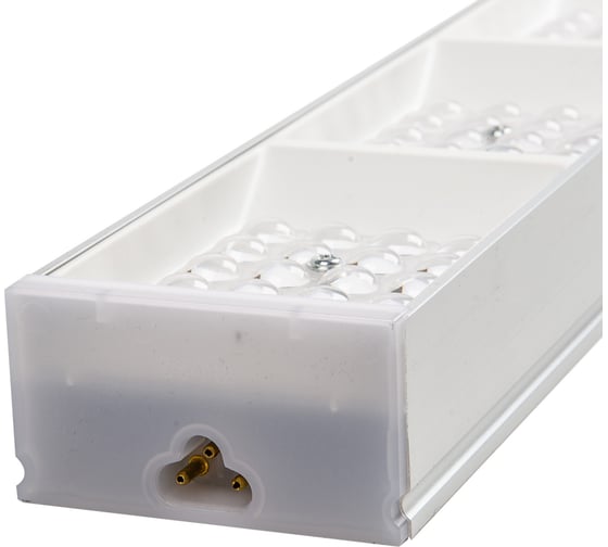 Светодиодный накладной светильник Uniel Ulo-el120b-100w/4000k/k silver linkable соединяемый, белый свет (4000k), корпус серебристый, угол 60 градусов. UL-00010693