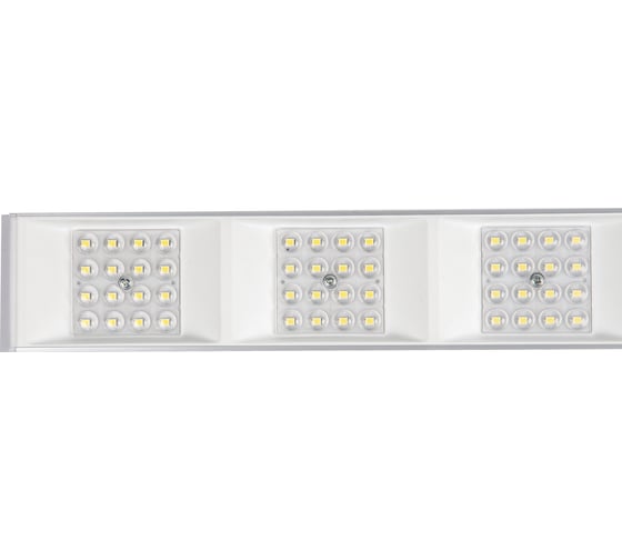 Светодиодный накладной светильник Uniel Ulo-el120b-100w/4000k/k silver linkable соединяемый, белый свет (4000k), корпус серебристый, угол 60 градусов. UL-00010693