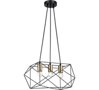 Подвесной светильник ESCADA Е27*60W Black 10174/3PL