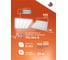 Светодиодный светильник GLERIO office casual колотый лед 48 Вт, 6899 Лм, ip65, 4000К 81p-48d-4v-k GL8133 3