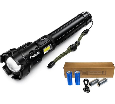 Фонарь Focusray 1260 30Вт xp90 1/20/40 2 шт. 26650 mah 628571