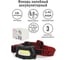 Налобный аккумуляторный фонарь, черный, COB 3Вт, 3 режима, пластик Ultraflash LED5359 13803 2