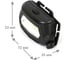 Налобный аккумуляторный фонарь, черный, COB 3Вт, 3 режима, пластик Ultraflash LED5359 13803 7