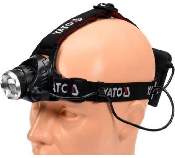 Налобный светодиодный фонарь YATO XM-L2 CREE 10Вт YT-08591